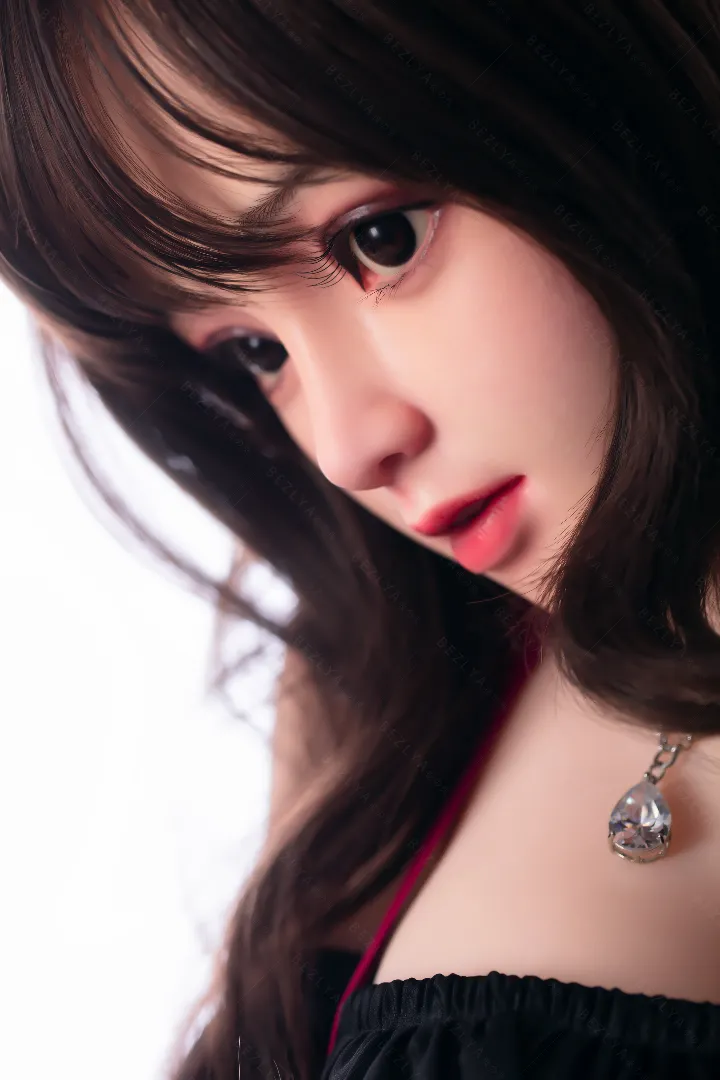 149cm (4ft11) C-Cup Petite & Lightweight Silicone Head + TPE Body Hybrid Sex Doll Linlan, Head Convallaria